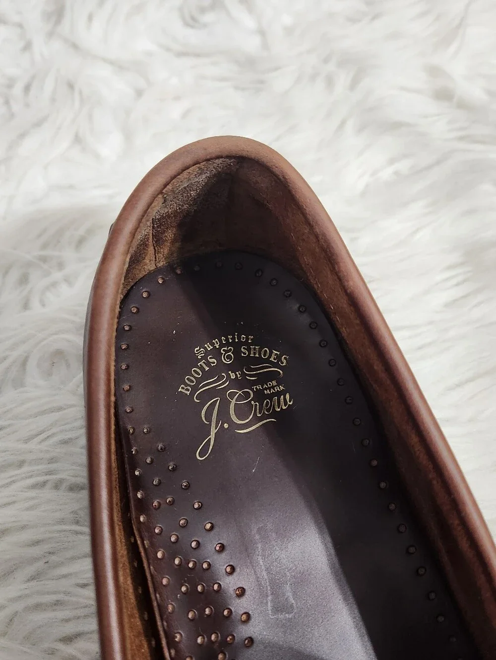J. Crew Brown Leather Camden Loafers 10.5